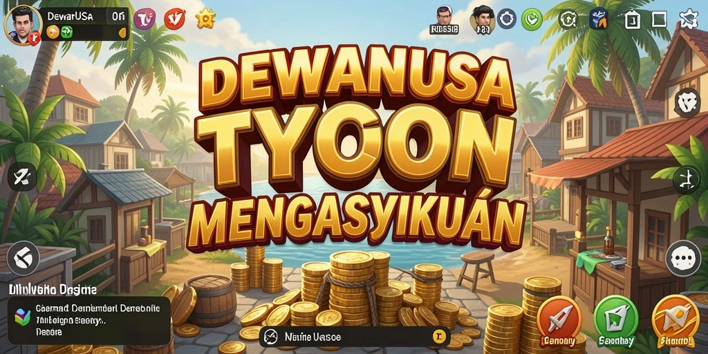Tampilan utama gameplay DEWANUSA yang menarik dan interaktif.