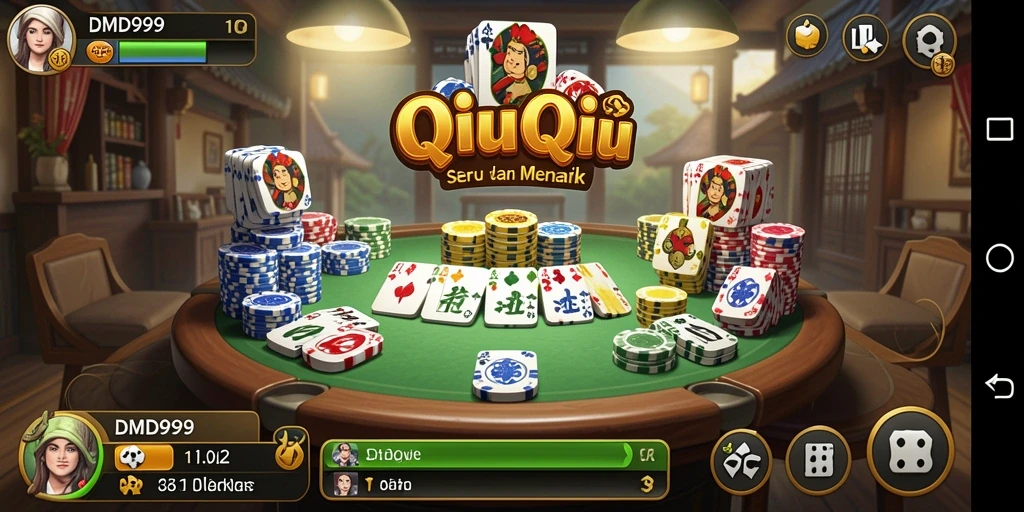 Tampilan gameplay seru dari DMD999 QiuQiu.