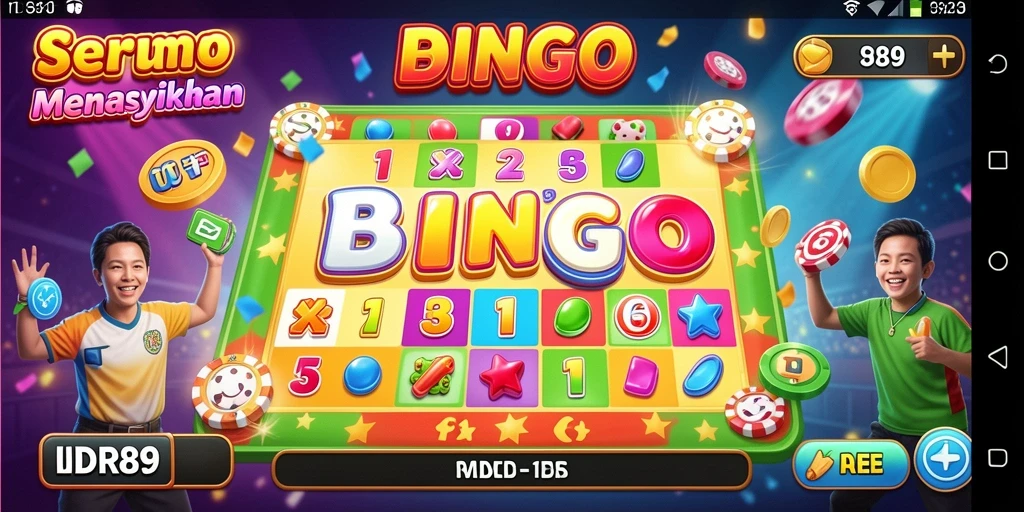 Tampilan gameplay Bingo yang menarik di IDR89.