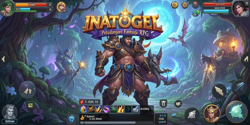 Tampilan gameplay RPG seru di INATOGEL yang menakjubkan.