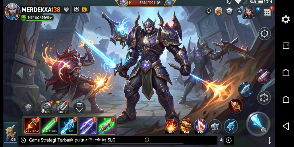Screenshot gameplay MERDEKA138 menampilkan aksi strategis yang mendebarkan.