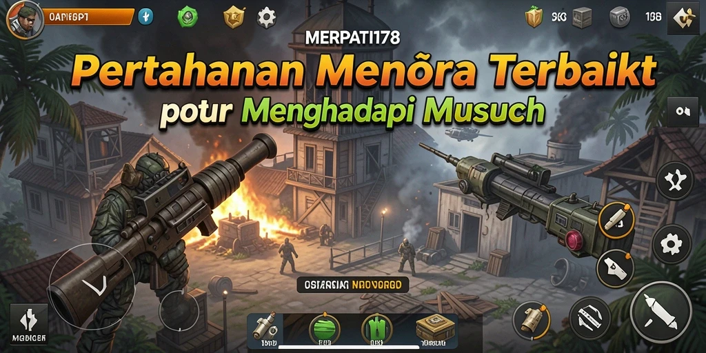 Gameplay menarik dari MERPATI178 dalam pertempuran Tower Defense.