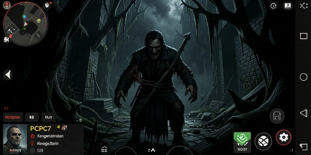 Tampilan gameplay menegangkan yang menghadirkan kengerian nyata.