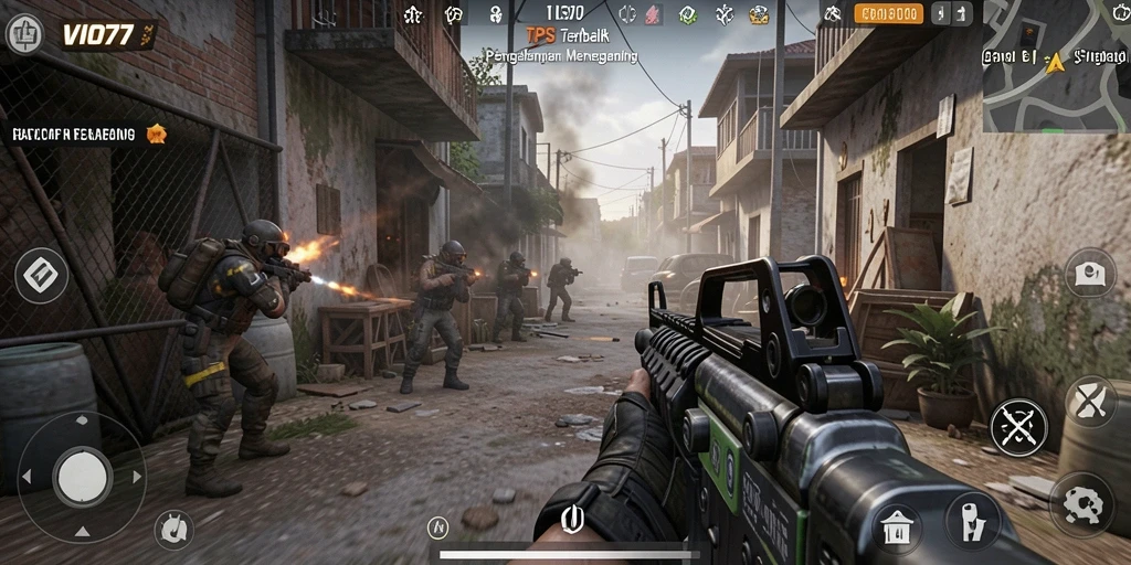 Gameplay menegangkan dalam VIO77 dengan pertarungan seru.