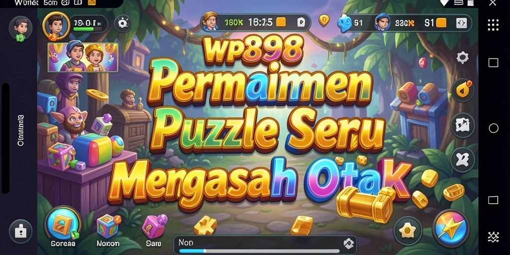 Screenshot gameplay WP888 dengan tantangan Puzzle menarik.